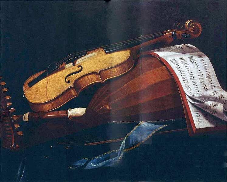 Эваристо Баскенис приписывается 16171677 Натюрморт с музыкальными - фото 8