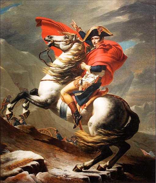 ЖакЛуи Давид 17481825 Наполеон на перевале СенБернар 1801 Холст масло - фото 14