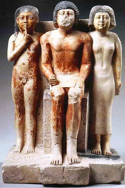 Статуя Никара и его семьи Около 24552350 до н э Известняк раскраска - фото 7