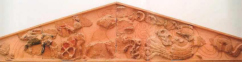 Фронтон Борьба Геракла с гидрой Около 600570 до н э Известняк Европейцы - фото 9