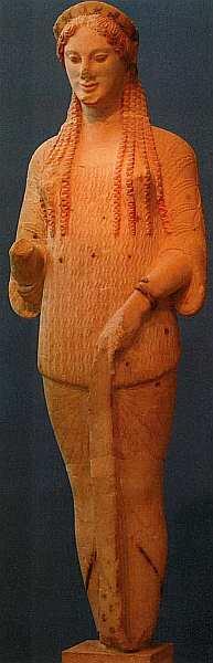 Кора Около 510 до н э Мрамор Век кор был недолог Считается что эти - фото 28