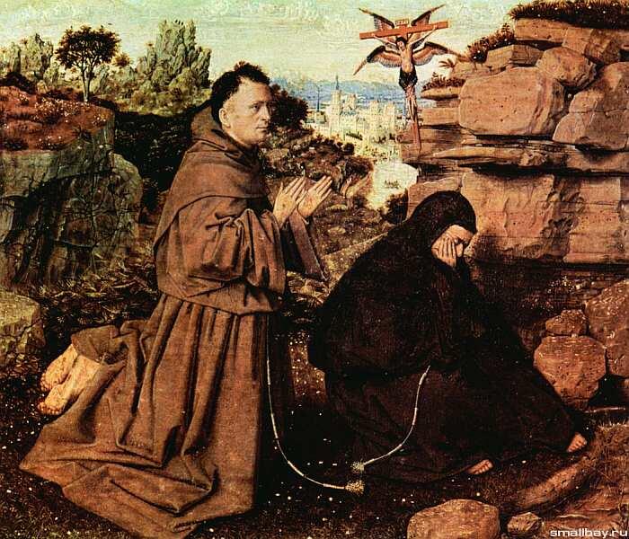 Приписывается Яну Ван Эйку около 13951441 Святой Франциск Ассизский - фото 22
