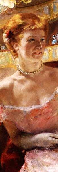 М Кассат Женщина с жемчужным ожерельем в ложе 1879 Фрагмент Следующий том - фото 84