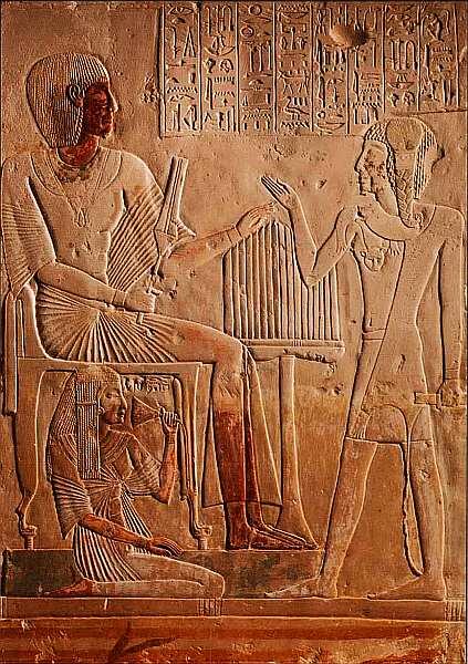 Рельеф из гробницы Аменхотепа главного врача и писца фараона Новое царство - фото 10