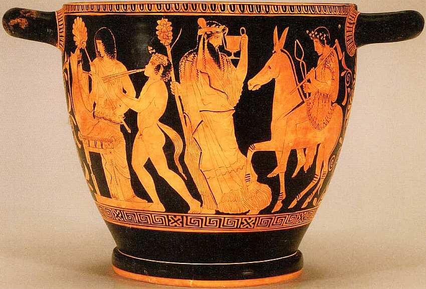 Приписывается вазописцу Клеофонту Скифос с Возвращением Гефеста на Олимп - фото 16