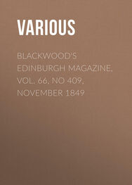 Various: Blackwood's Edinburgh Magazine, Vol. 66, No 409, November 1849