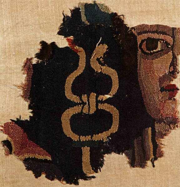 Голова Гермеса Ковер с фигурной композицией Восточный Туркестан III век - фото 86
