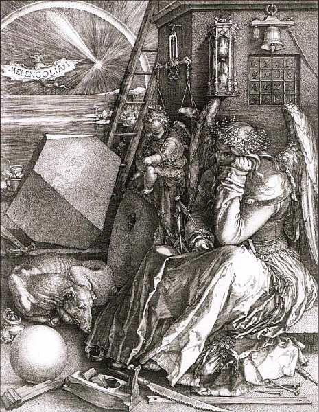 Альбрехт Дюрер 14711528 Меланхолия I 1514 Гравюра на меди 24x187 - фото 24
