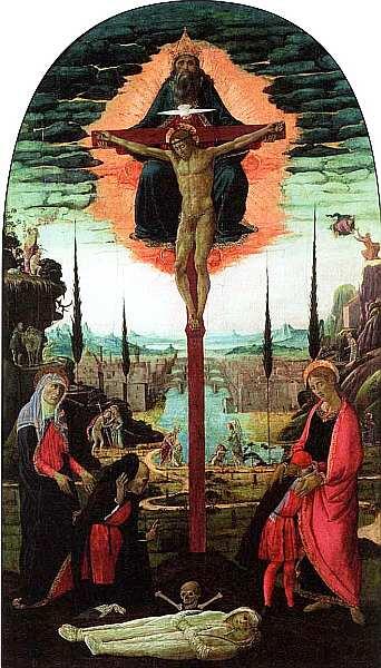 Якопо дель Селлайо 14421493 Вотивный запрестольный образ Троица - фото 10