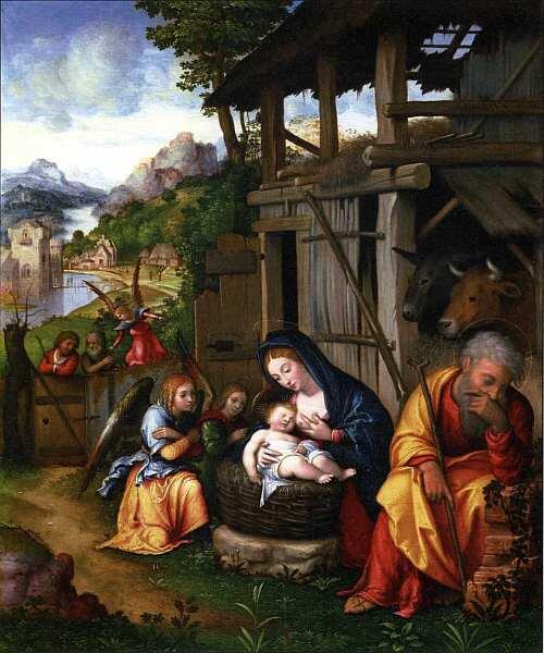 Лоренцо Леонбруно да Монтова 1489около 1537 Рождество Около 1515 Дерево - фото 16