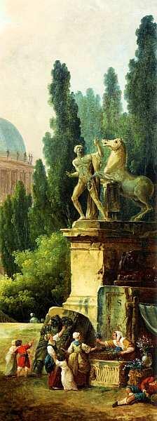 Р Гюбер Воображаемый вид Рима с церковью 1786 Фрагмент Следующим том - фото 82