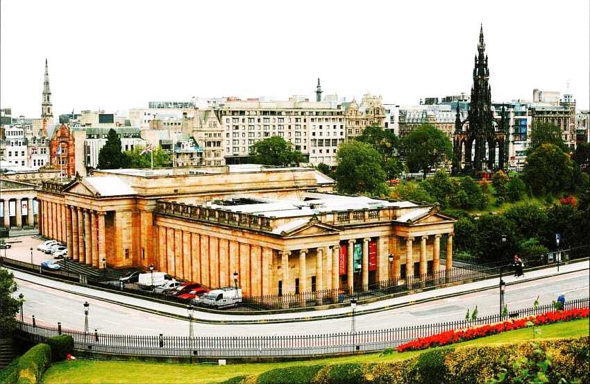 Здание музея Национальная галерея Шотландии один из крупнейших - фото 2