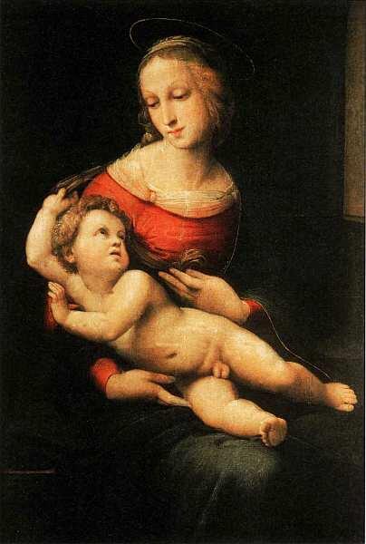 Рафаэль Санти 14831520 Мадонна с Младенцем Мадонна Бриджуотер Около 1507 - фото 11