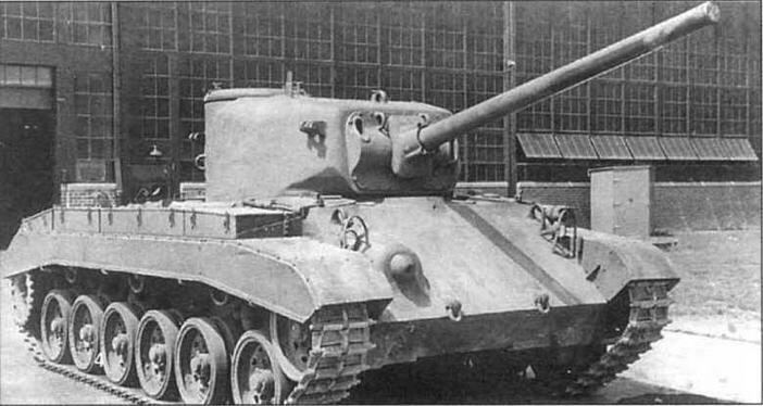 Опытный образец танка Т20ЕЗ с торсионной подвеской опорных катков Июль 1943 - фото 2