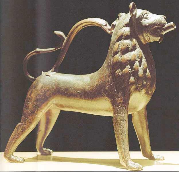 Акваманил в форме льва 12001250 Медь литье чеканка 264x29 Акваманил или - фото 19