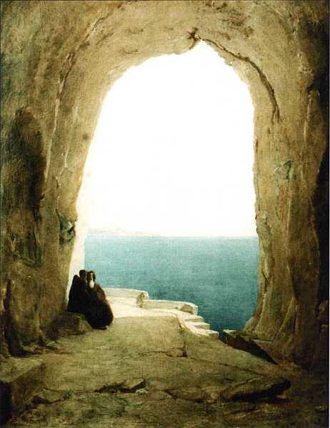 Карл Блехен 17981840 Грот в Неаполитанском заливе Около 1830 Дерево - фото 33