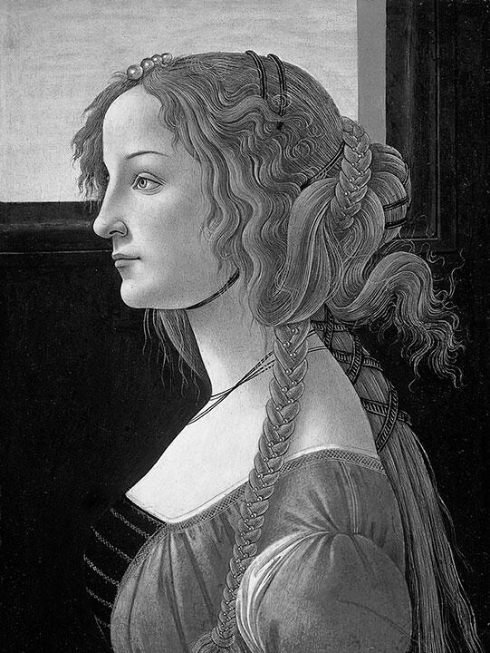 Предполагаемый портрет Симонетты Веспуччи работы Сандро Боттичелли Боттичелли - фото 4