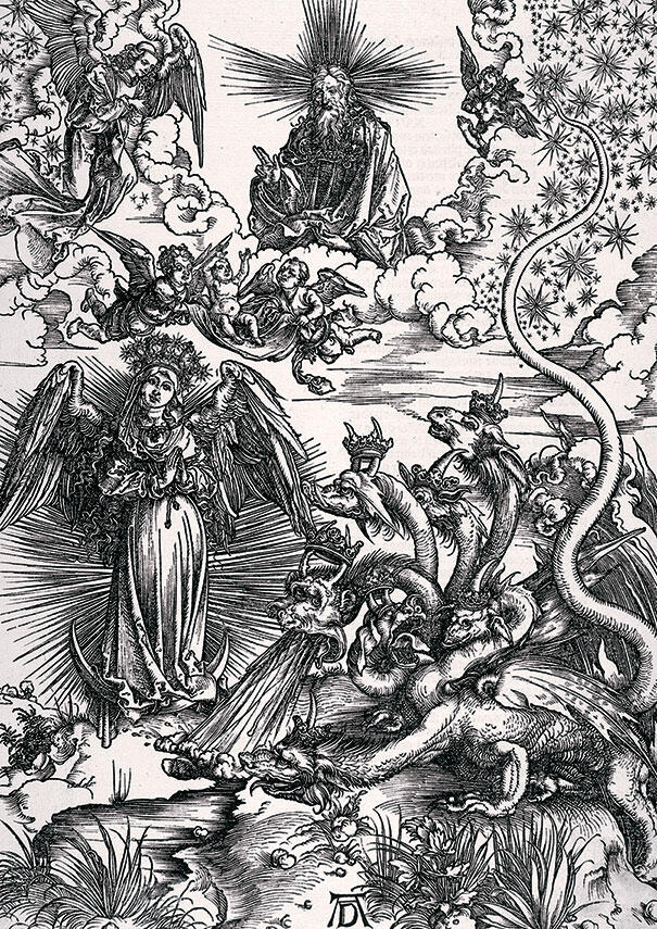Апокалипсис Жена облечённая в солнце и семиглавый дракон Апокалипсис Битва - фото 166