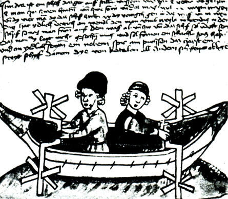 3 Судно XV века с колесным винтом 4 Карта мира из рукописи XIII века В - фото 31