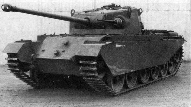 Прототип танка А41 с 17фунтовой пушкой и 20мм автоматической пушкой - фото 2