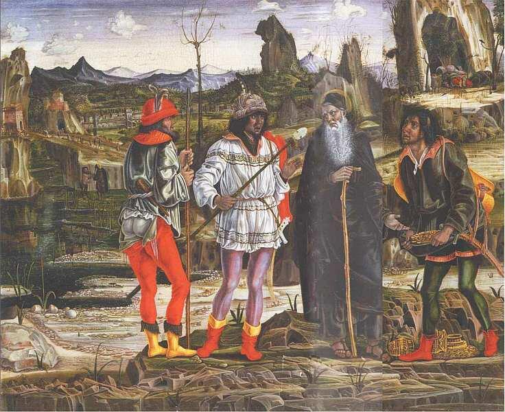 Бернардино Паренцано около 14371531 Искушение святого Антонияаббата - фото 10