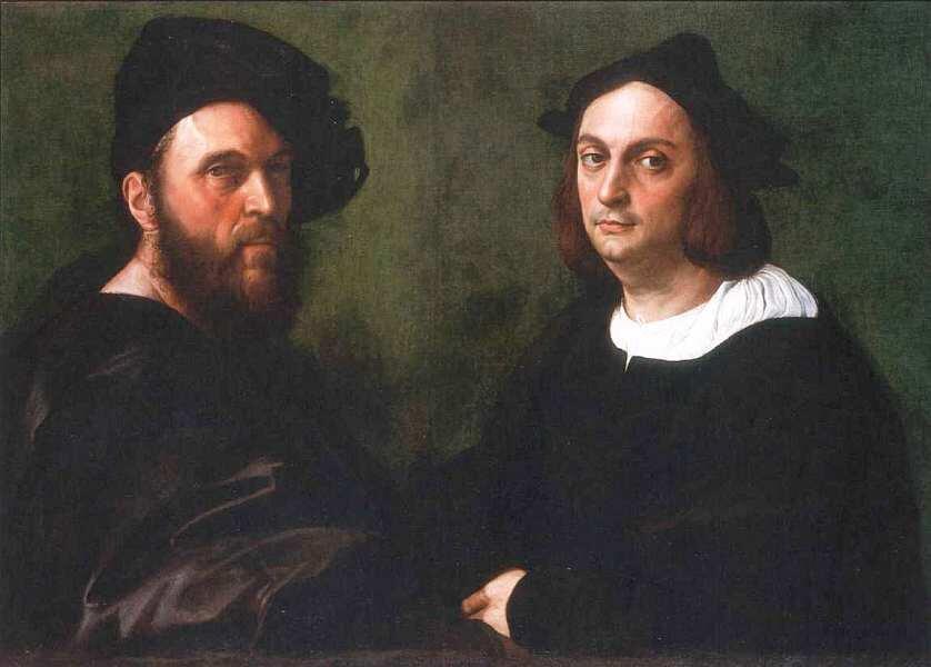 Рафаэль Санти 14831520 Портрет Андреа Наваджеро и Агостино Беациано Около - фото 24