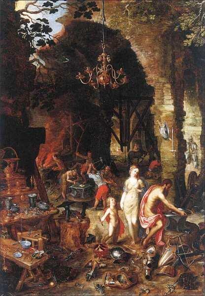 Ян Брейгель Старший 15681625 Огонь Из серии Аллегория четырех элементов - фото 60