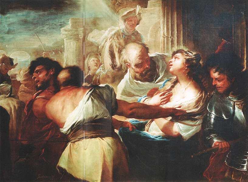 Лука Джордано 16341705 Святая Луция идет на мученическую смерть 1659 Холст - фото 61
