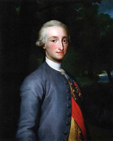 Школа Антона Рафаэля Менгса Карл IV 1765 Холст масло Портрет Карл IV - фото 75