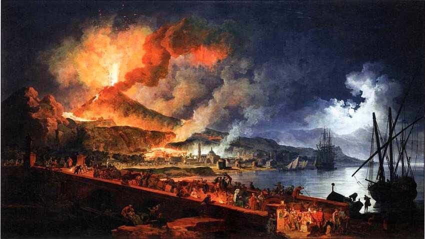 ПьерЖак Волер 17291792 Извержение Везувия наблюдаемое с Понте делла - фото 76