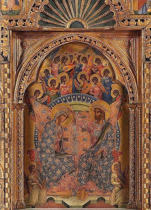Якобелло дель Фьоре около 13701439 Правосудие с архангелами Гавриилом и - фото 7