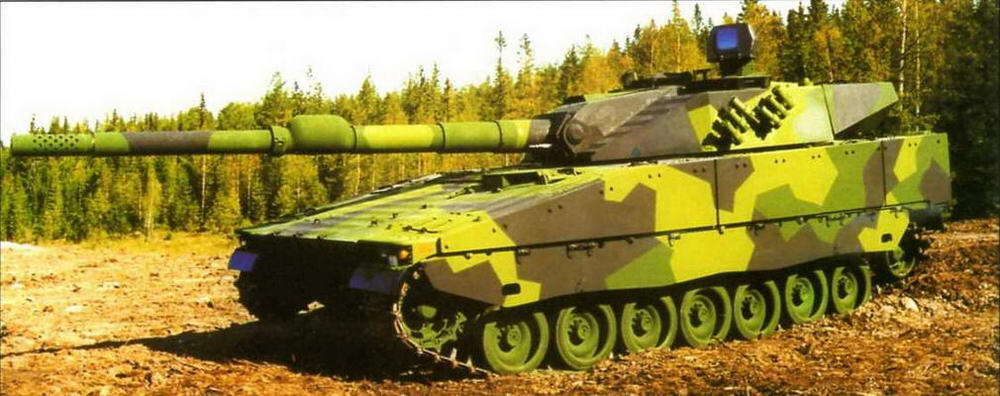Шведский опытный танк CV90120 вооруженный швейцарской 120мм пушкой CTG - фото 61