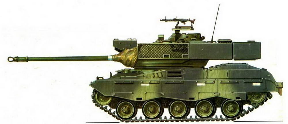 Модернизированный легкий танк M41DK Дания конец 80х годов Легкий танк - фото 65