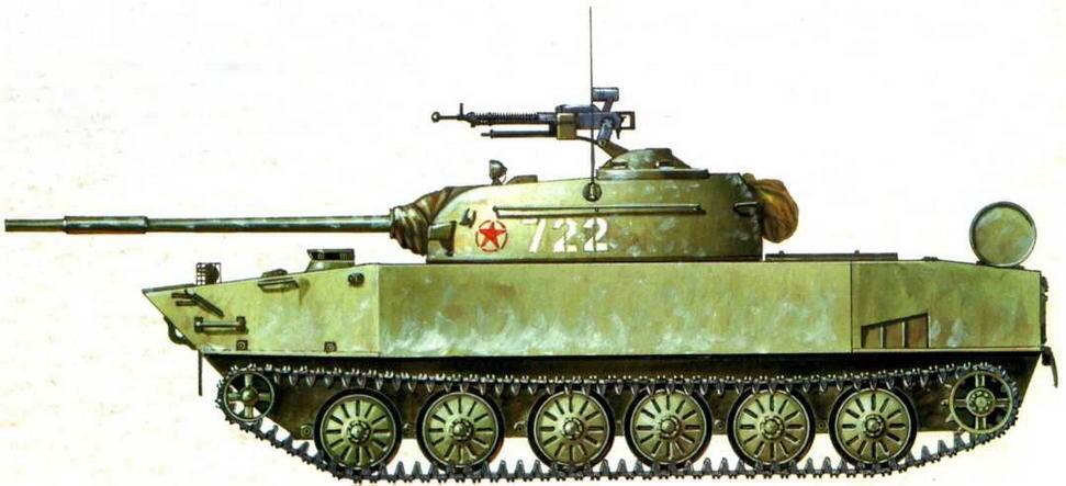 Легкий танк китайского производства Тур 63 202й танковый полк Вьетнамской - фото 66