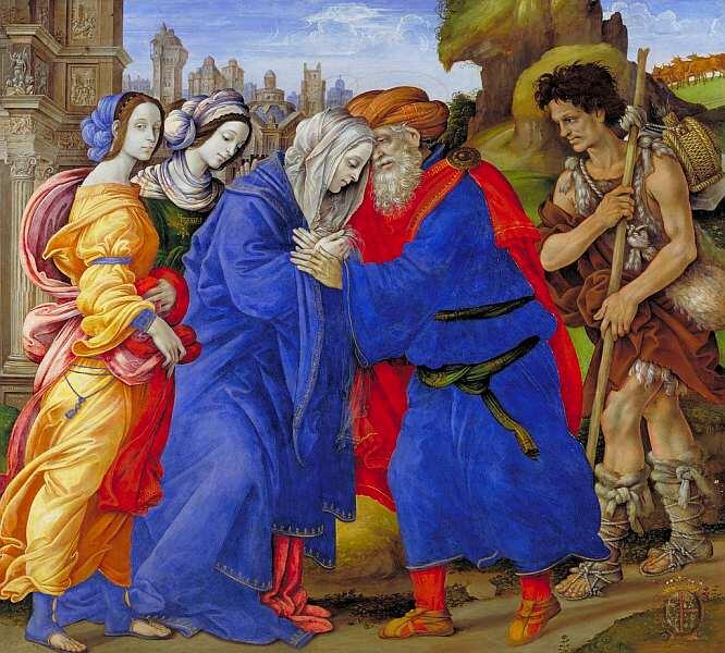Филиппино Липпи около 14571504 Встреча Иоакима и Анны у Золотых ворот - фото 7