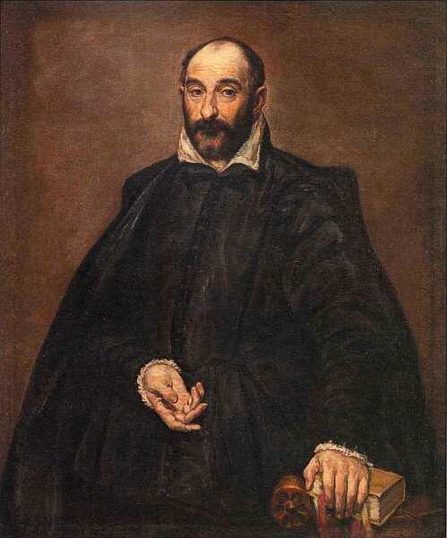 Эль Греко 15411614 Мужской портрет 15701575 Холст масло 116x98 - фото 16