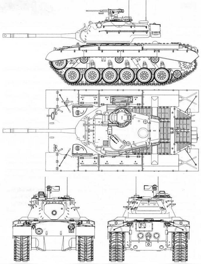 М47 Еще в ходе испытаний и эксплуатации первой предсерийной партии танков М47 - фото 5