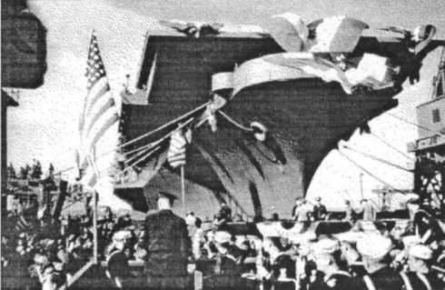10 сентября 1945г в Ньюпорт Ньюс штат Вирджиния вступил в строй авианосец - фото 58