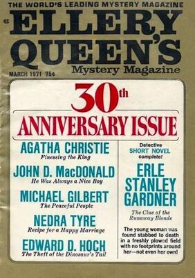 Jon Breen Ellery Queen’s Mystery Magazine, Vol. 57, No. 3. Whole No. 328, March 1971