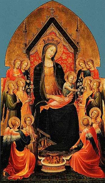 Герардо Старнина Мадонна с Младенцем и музицирующими ангелами 1410 - фото 8