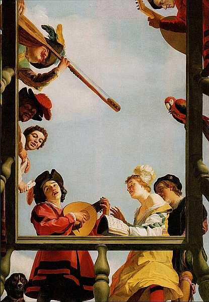Герард Ван Хонтхорст Музицирующая группа на балконе 1622 Питер Пауль - фото 19