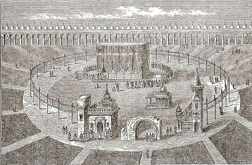 Рис 6 Кааба в Мекке в XIX веке по Буклею Взято из 304 т 2 с 46 - фото 6