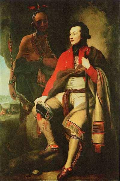 Бенджамин Вест 17381820 Портрет полковника Гая Джонсона 1776 Холст масло - фото 49