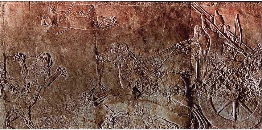 Рельеф из дворца Ашшурбанапала в Ниневии Ассирия 669 около 635 до н э - фото 24