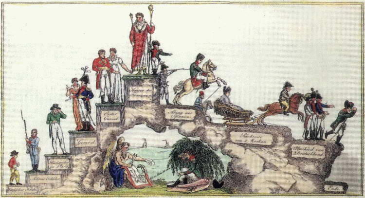 Этапы жизни Наполеона Иоганн Михаэль Фольц 1814 г Карикатура на - фото 47