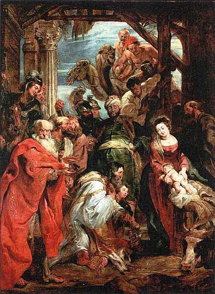 Питер Пауль Рубенс 15771640 Поклонение волхвов 1624 Дерево масло 447x336 - фото 36
