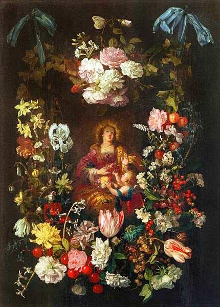 Филипп де Марли 16001668 Святая Доротея в венке из цветов 1640 Дерево - фото 50