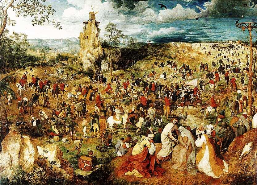 Питер Брейгель Старший между 1525 и 15301569 Несение креста 1564 Дерево - фото 22