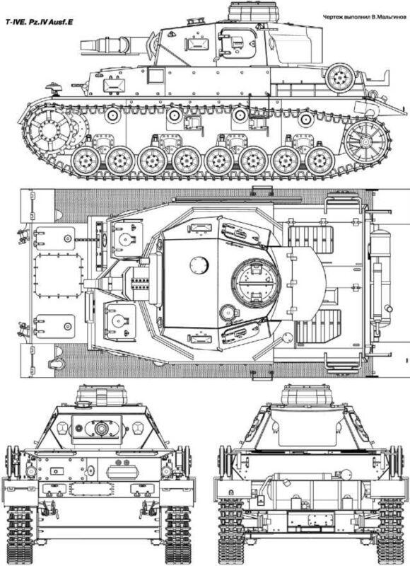 TIVE PzIV AusfE PzIV AusfF1 Хорошо видны крышки люков - фото 18