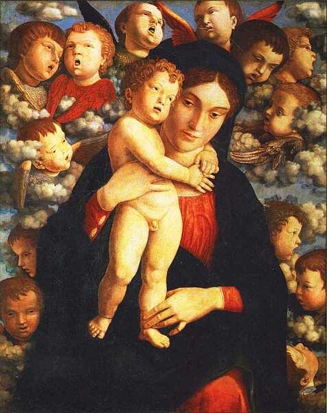 Андреа Мантенья около 14311506 Мадонна с Младенцем и херувимами Около 1485 - фото 13